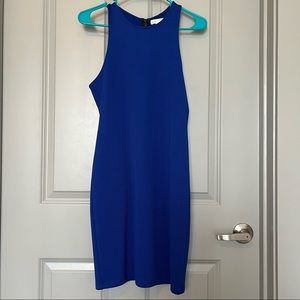 M- Nordstrom Leigh Blue Dress Mini/Midi Length